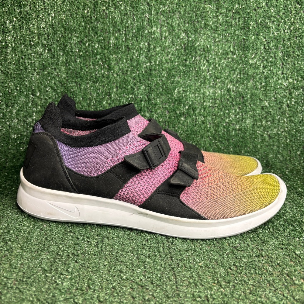 Nike Air Sock Racer Ultra Flyknit Premium Rainbow Gradient Sneakers Multi Men 11